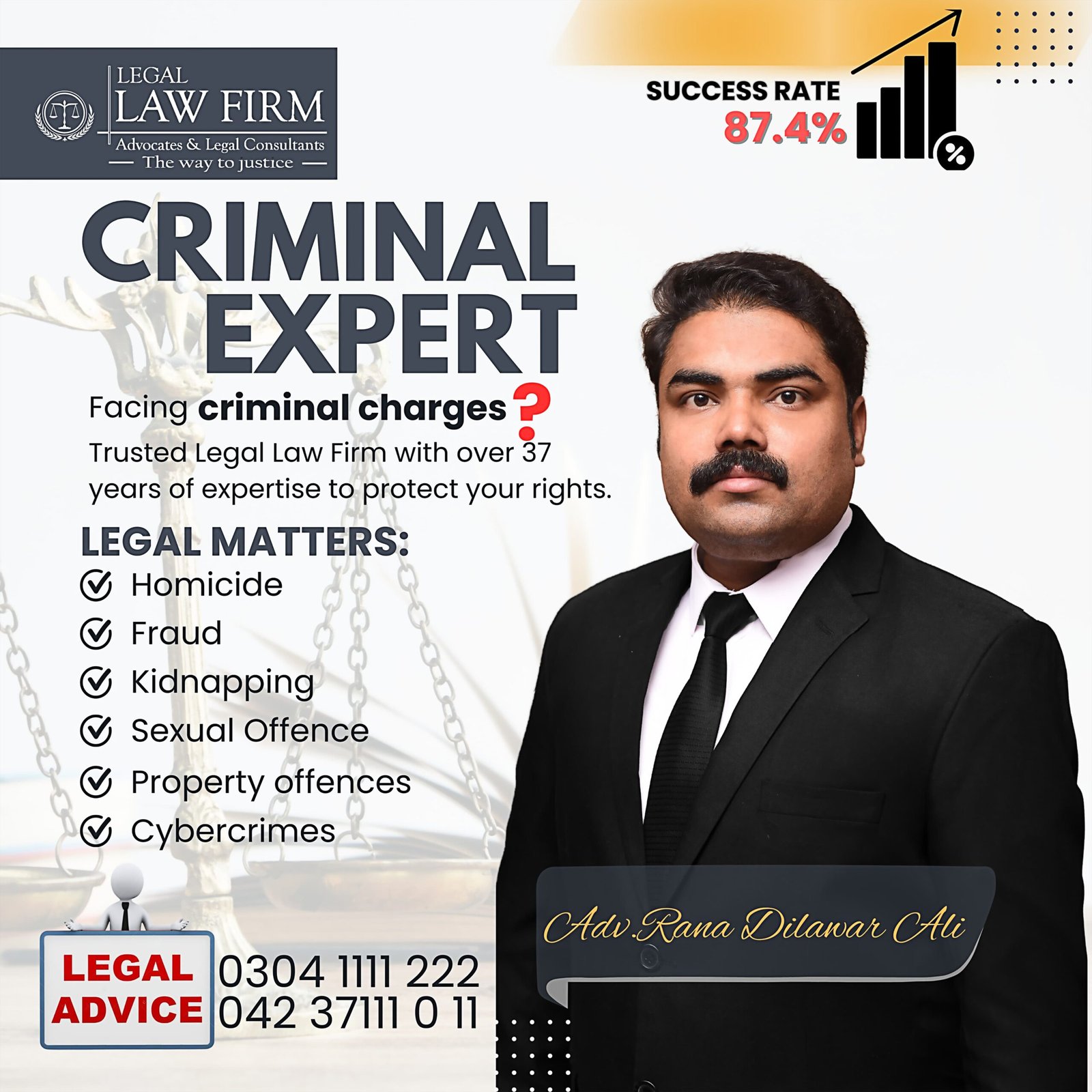 You are currently viewing Criminal Expert Lawyer or Law Firm in Pakistan: Your 100% Ultimate Guide