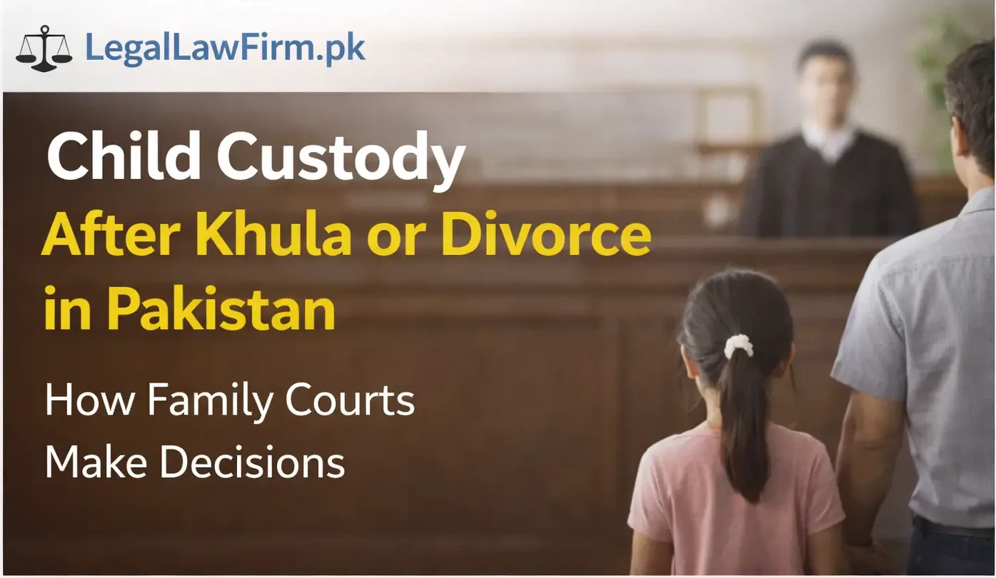 You are currently viewing Child Custody After Khula or Divorce in Pakistan: A Simple Legal Guide
