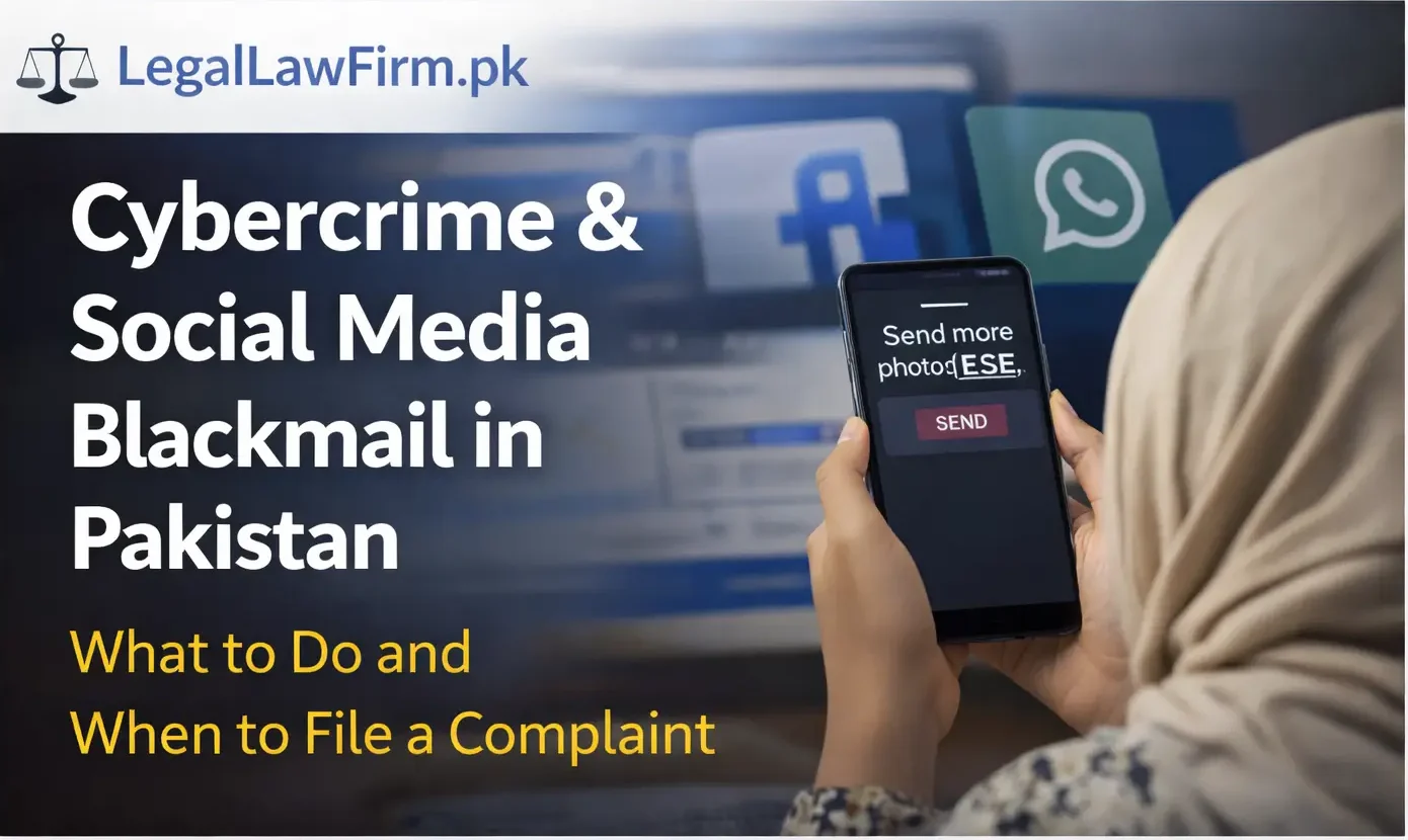 You are currently viewing Cybercrime & Social Media Blackmail in Pakistan: Your Legal Options